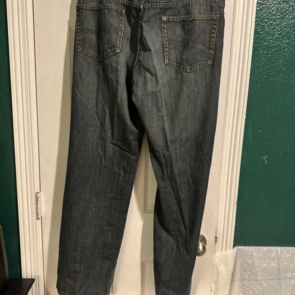 Axcess Relaxed Fit Dark Blue Jeans - Picture 5 of 5